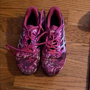 ASICS Women's Purple and Pink Athletic Shoes